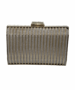 Gold Metal Evening Clutch Bag