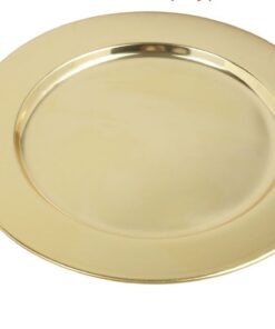 Gold Metal Underplate 33cm Pack of 10 Pieces