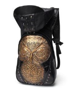 Golden Unique Back Pack with Hoodie