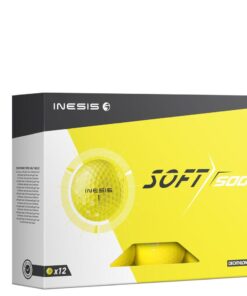 Golf Balls x12 - Inesis Soft 500 - Yellow