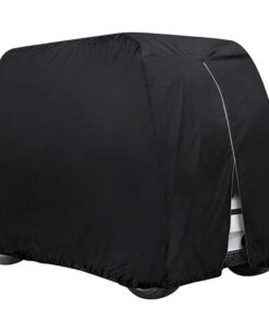 Golf Cart Cover 4 Passenger Duty 420D Waterproof Outdoor Full Cover Zipper - M