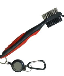 Golf Club Brush And Groove Cleaner - Red