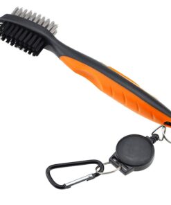 Golf Club Brush & Club Groove Cleaner - Orange
