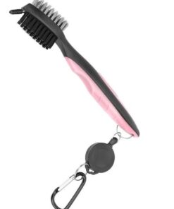 Golf Club Brush & Club Groove Cleaner - Pink