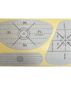 Golf Club Impact Stickers For Swing Accuracy and Practice 100 Sheet