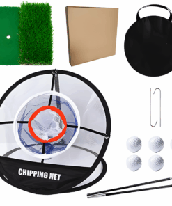 Golf Practice Net Set Chipping Pop Up Indoor Portable Training Practice Net