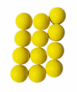 Golf PU Foam Balls - Yellow - 12 Pack