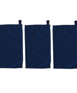 Golf Towels - 500mm x 300mm - Microfiber - 3's - Navy Blue