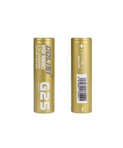 Golisi G25 2500mah 18650 Battery - 2 Pack