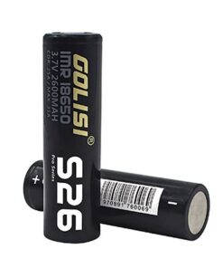 Golisi S26 18650 2600mAh 25A Rechargeable Battery - 2 Pack