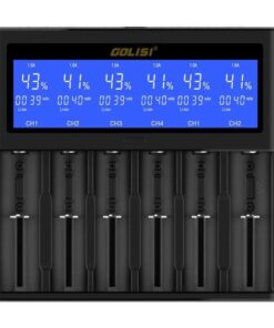 Golisi S6 Smart Charger with LCD (6 Slot)