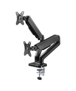 Goobay Double Monitor Mount with Gas Spring for Monitors 17" and 32"