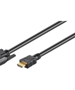 Goobay DVI-D Male to HDMI Male Gold-Plated 2m Cable