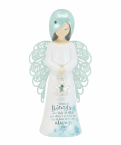 Good friends are like stars - Angel Figurine