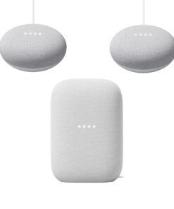 Google Nest Audio & Two Nest Mini's - Chalk (Parallel Import)