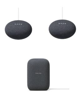 Google Nest Audio & Two Nest Mini's Charcoal (Parallel Import)