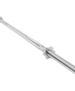 GORILLA SPORTS SA - Barbell Bar with Spinlock Star Collars 150cm