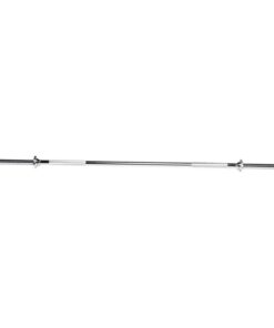 GORILLA SPORTS SA - Barbell Bar with Star Collars 180cm