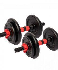 GORILLA SPORTS SA - Dumbbell set cast iron 15 kg 25mm