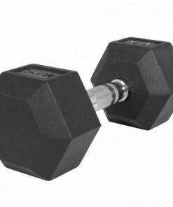 GORILLA SPORTS SA - Hex Rubber Dumbbell 12.5KG