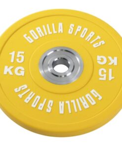 GORILLA SPORTS SA - Pro Olympic Bumper Plate 15 KG