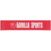 GORILLA SPORTS SA - Resistance Fitness Band - Black / White - L - Red, White - S