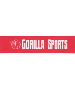 GORILLA SPORTS SA - Resistance Fitness Band - Black / White - L - Red, White - S