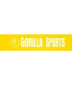GORILLA SPORTS SA - Resistance Fitness Band - Black / White - L - Yellow, White - S