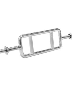 GORILLA SPORTS SA - Triceps Bar with Spinlock Star Collars