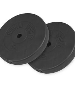 GORILLA SPORTS SA - Vinyl 30mm Weight Plate 30kg Set: 2 x 15kg