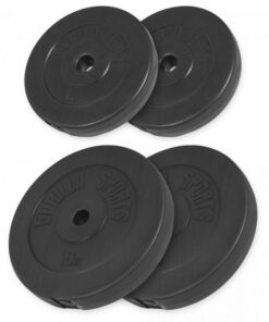 Gorilla Sports Sa - Vinyl 30mm Weight Plate 30kg Set: 2 X 5kg & 2 X 10kg