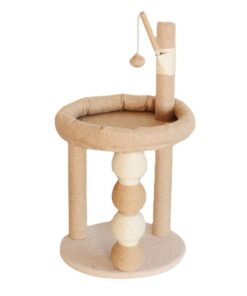 Gourd-shaped Sisal Cat Scratching Post Climbing Frame Cat Nest 78cmH