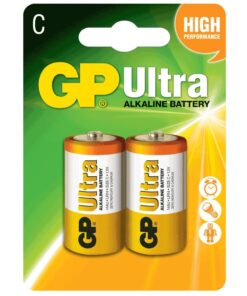 GP Batteries Ultra Alkaline C-Size Card of 2