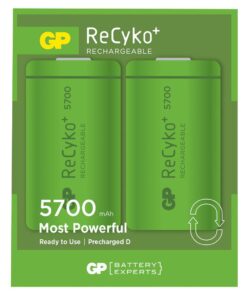 GP Recyko D-Size 5700mAh Rechargeable Card of 2