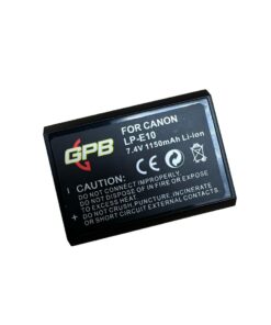 GPB Canon LP-E10 Rechargeable Digital Camera Battery