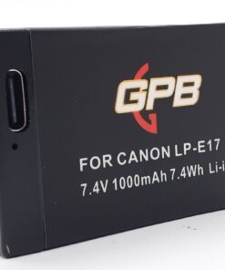 GPB LP-E17 Canon Compatible battery and USB charge function. 1000mAh