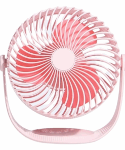 Grace Pack Pink Small Desk & Table Fan