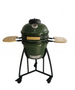 Green Ceramic Charcoal BBQ Grill