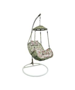 Green Indoor/Outdoor Swing Chair with a Mini Sun-Shade