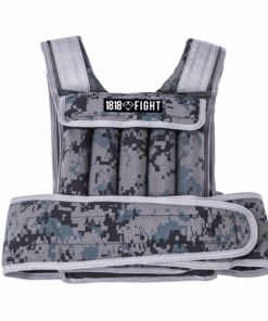 Grey Camo Premium Weight Vest - 1818 Fight - 15 kg