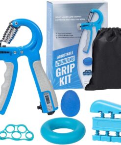 Grip Strength Trainer Workout Kit Grip Training Kit (5 Pack) - Blue