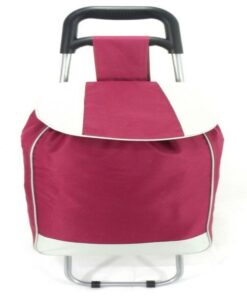 Grocery Trolley Shopping Bag - Maroon