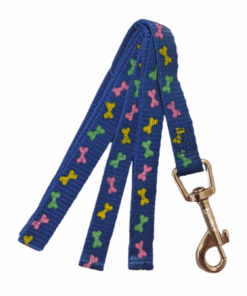 Grovida Pet Lead - Dog Bone Print (1.2m) - Blue