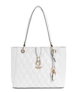 Guess Adi Small Noel Tote - White
