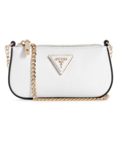Guess Avis Micro Mini Shoulder Bag - White