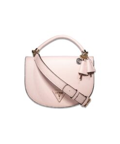 Guess Gizele Mini Saddle Crossbody - Women - Light Rose