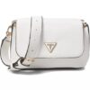 Guess Meridian Flap Shoulder Bag - Stone