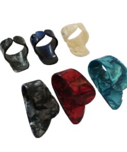 Guitar picks set of 3 finger picks & 3 thumb picks