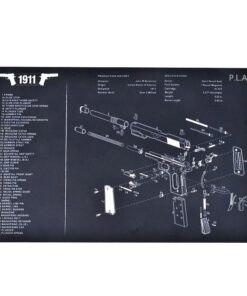 Gun Cleaning Mat Assembly Pad Can Be Used As Mouse Pad - 1911