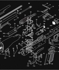 Gun Cleaning Mat Assembly Pad Can Be Used As Mouse Pad - AK 47